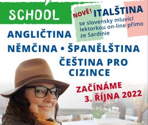Nabídka našich jazykových kurzů na školní rok 2022/23